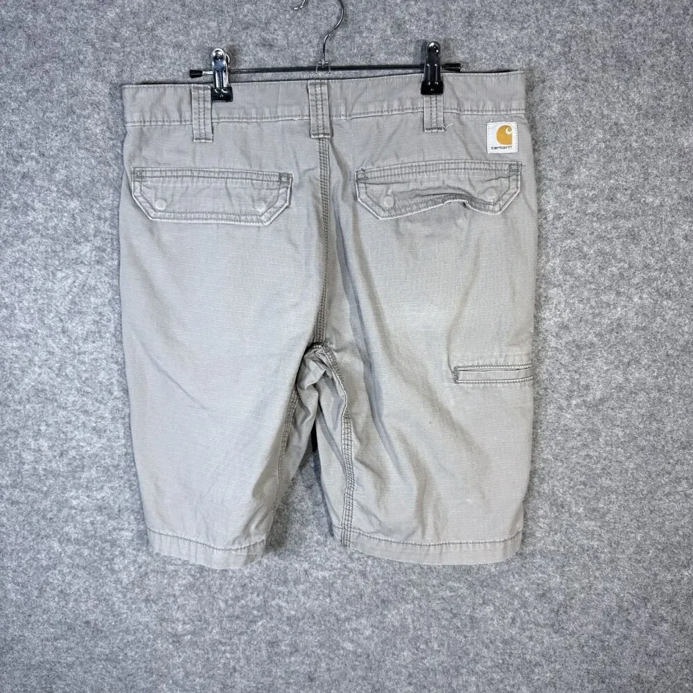 Carhartt Men's‎ Relaxed Fit Gray Work Shorts Size 33